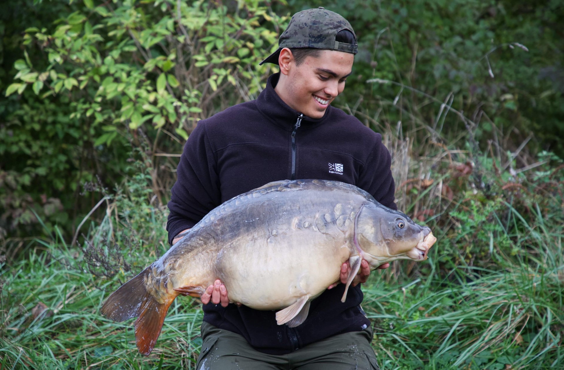 Me holding a carp